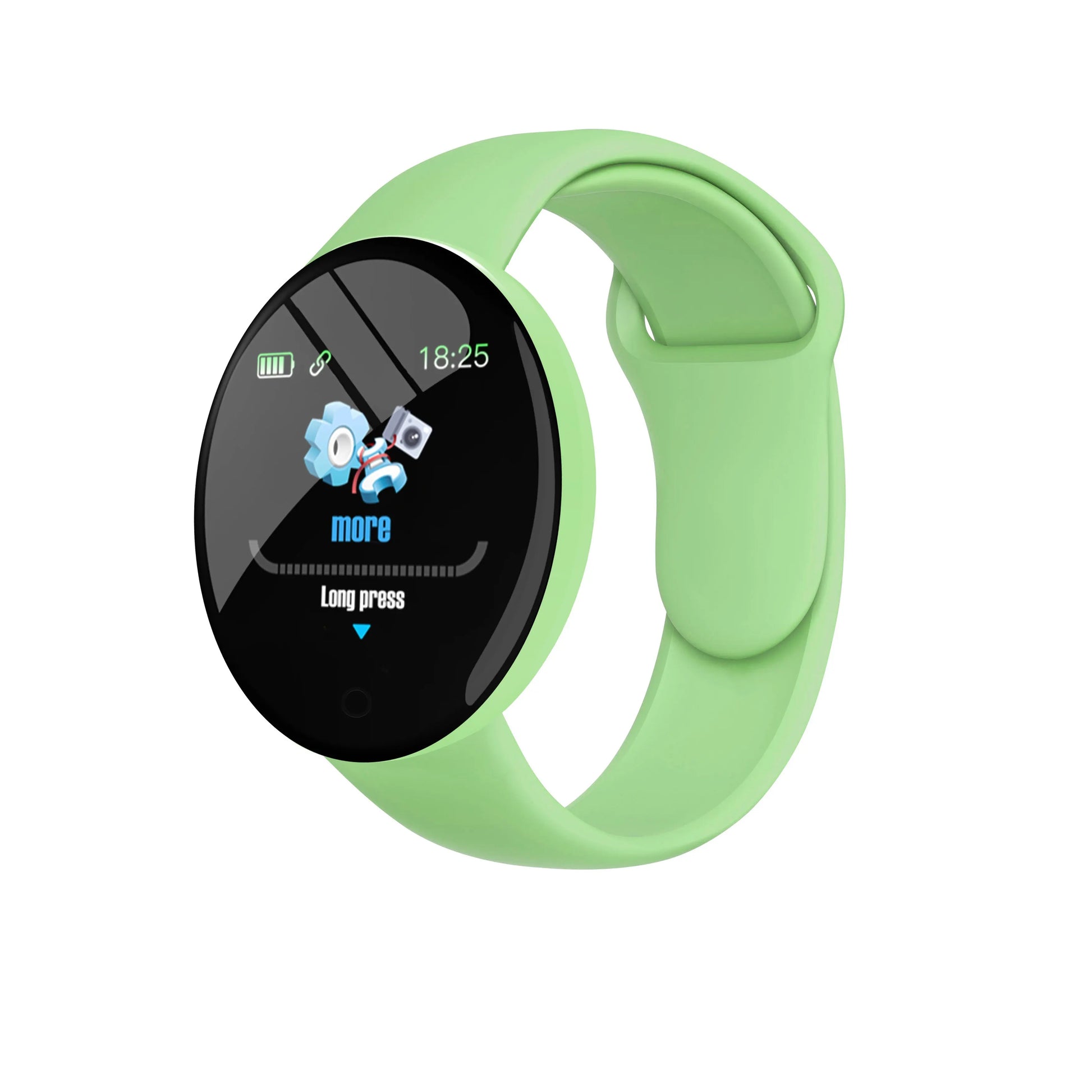 D18 Smartwatch Circular Color Screen With Multiple Sports Modes Call Information Reminder Photo Taking Music Smart Bracelet D20