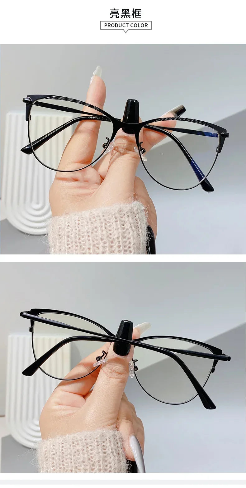 Fashion Luxury Women Transparent Anti Blue Light Glasses Computer Eyewear Frame Men Brand Designer Optical Spectacle Eyeglasses