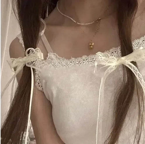 2pcs Korean Fashion Lace Bow Hairpin Women Girls Ribbon Hair Clips White Long Ribbon Bow Top Clip Female Hair Accessories Gifts