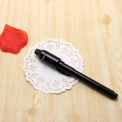 Luminous Light Pen Magic Purple 2 In 1 UV Black Light Combo Drawing Invisible Ink Pen Learning Education Toys for Child