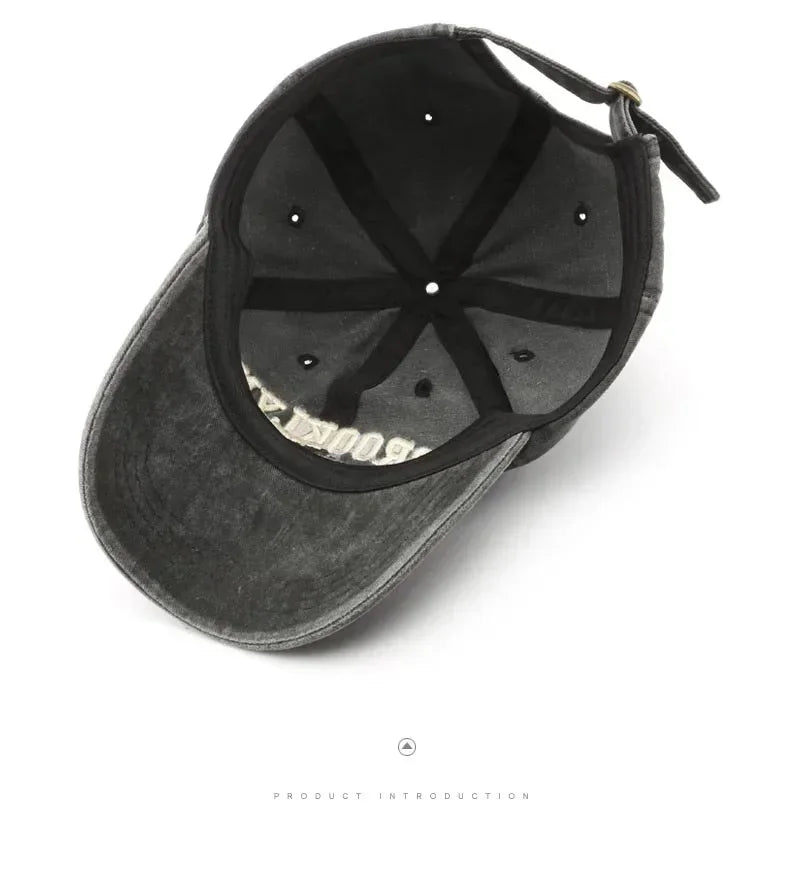 Men Women Spring Summer Retro brooklyn Letter Baseball Caps Cotton Embroidery Adjustable Casual Hat Hip Hop Streetwear Sun Hats