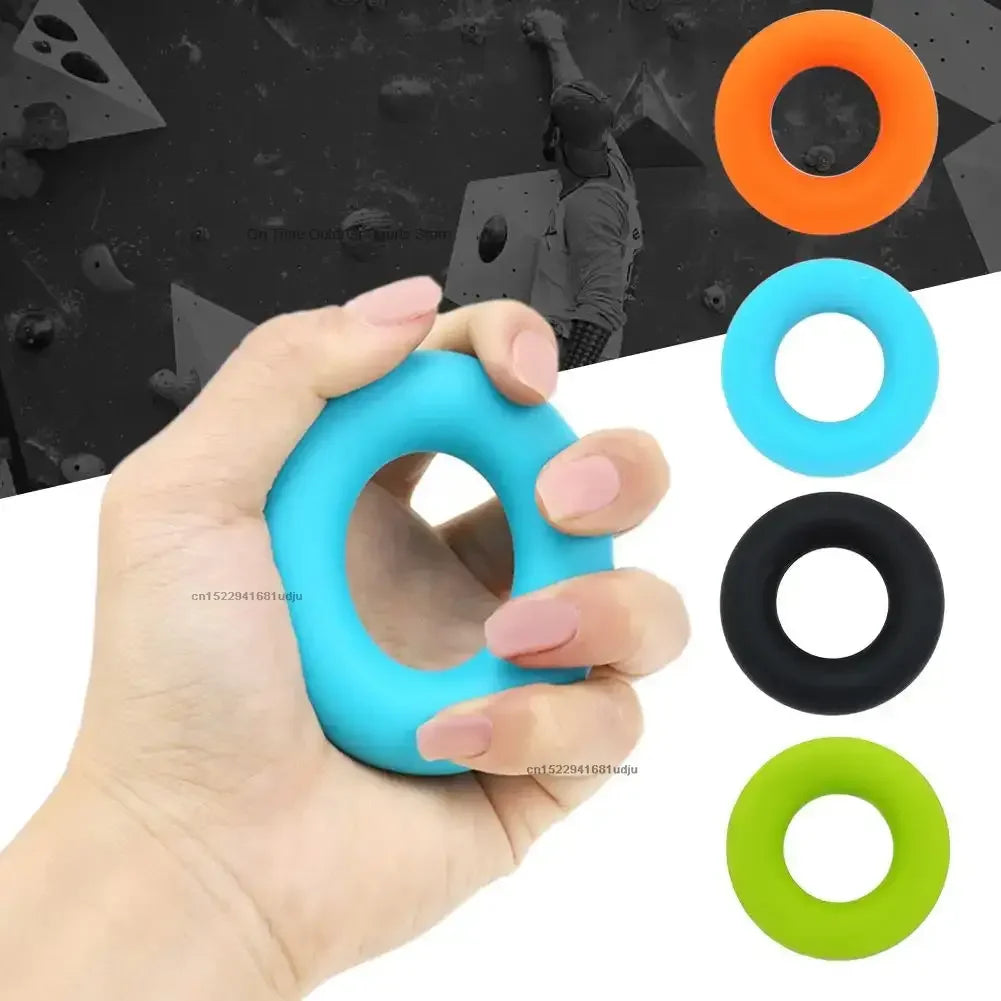 Silicone Hand Grip 30-60LB Gripping Ring Finger Forearm Trainer Carpal Expander Muscle Workout Exercise Gym Fitness