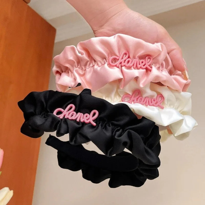 1PC Elegant High Cranial Top Compression Pleated Exquisite Hair Accessories Fashion Sweet Daily Wear Headband 도매