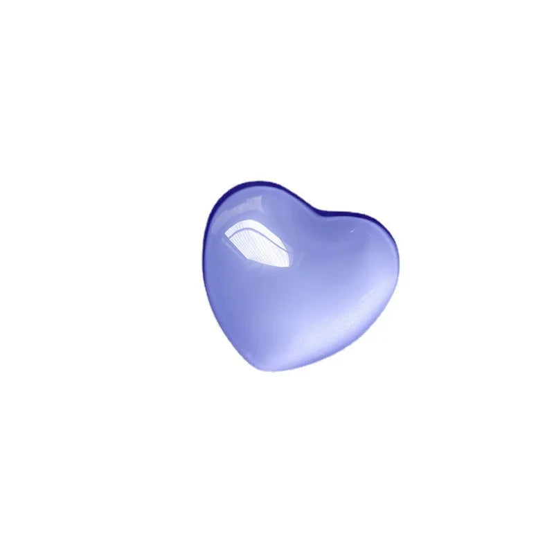 Heart Shape 3D Crystal Foldable Finger Ring Griptok Phone Holder for IPhone Samsung Support Socket Pocket Grip Tok Stand Bracket