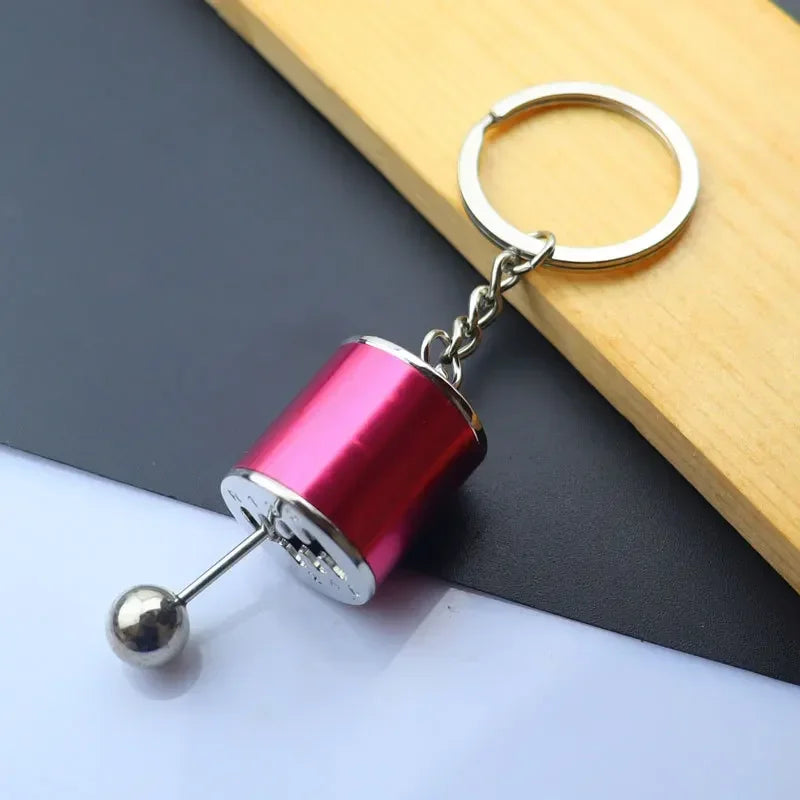 Creative Mini Auto Parts Car Wheel Keychain Auto Enthusiast Metal Keyring Accessories Key Ring Chain for Men Woman Lover Gift