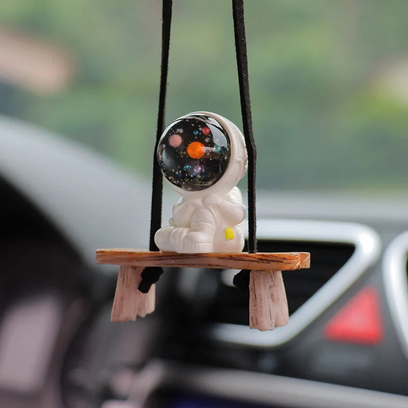 Car Accessories Interior Fun Ornaments Adorn Decors Car Decoration Creative Astronaut Pendant