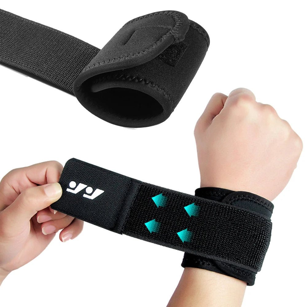 1pc Wristband Compression Wrist Support Adjustable Wrist Brace for Gym Fitness Weightlifting Wrist Wrap Tendonitis Pain Relief