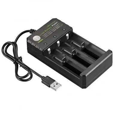 2 3 4 Slot 18650 Charger LiIon Battery 4.2V USB Independent Charging Portable Electronic 18500 16340 14500 26650 Battery Charger