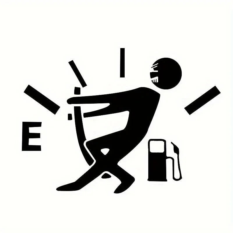 Funny Creative Reflective Car Fuel Tank Cover Stickers Reflective Auto Stickers Car Decoration Accessories