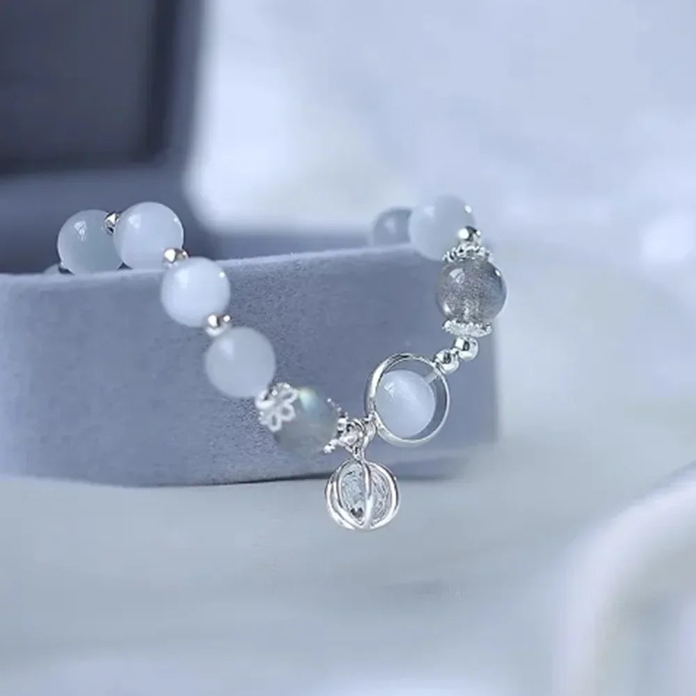Bracelet Strand Beads Korean Fashion Jewelry for Women Non Fading Charm Hand Decoration Accessories Girls Gift Wholesale