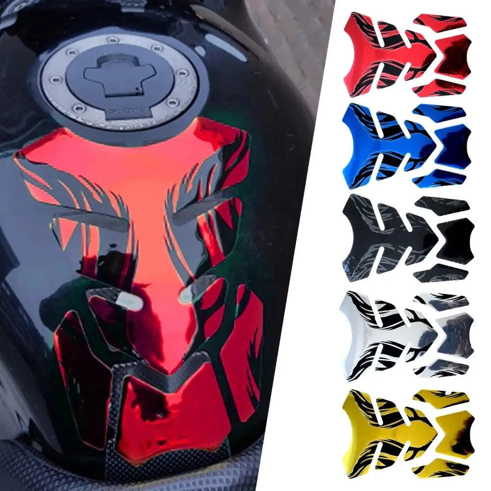 Carbon Universal Motorcycle Tank Pad Protector Sticker 3D Decal For Yamaha Honda Kawasaki Ktm Bmw Ducati Suzuki