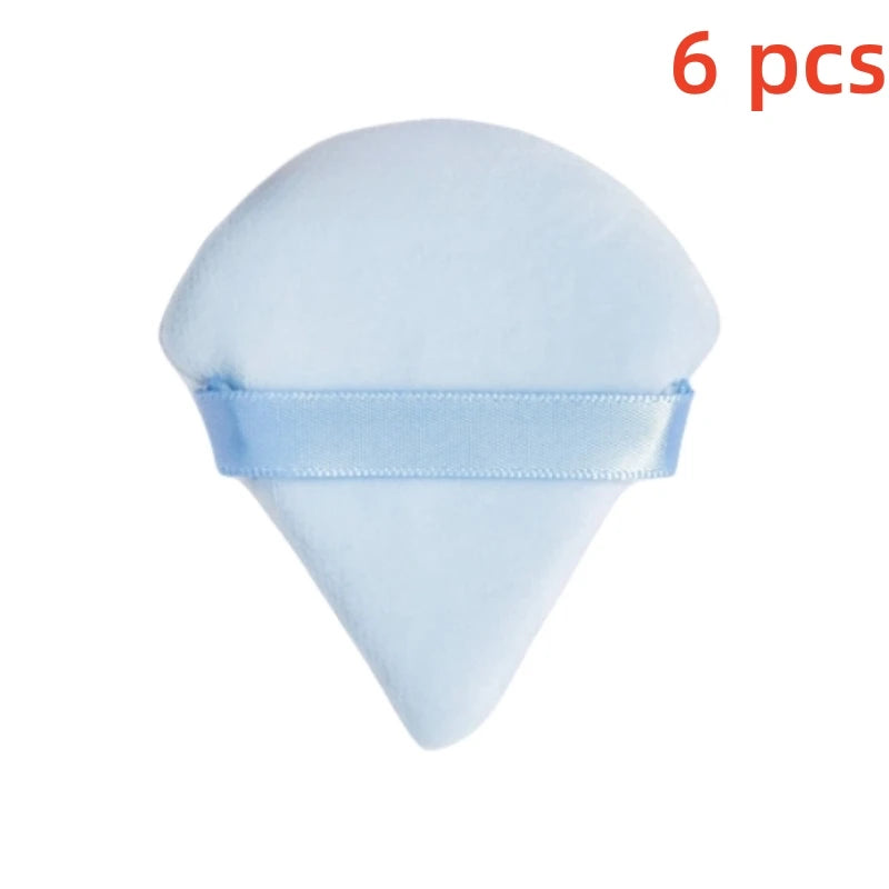 Triangle Powder Puff Soft Makeup Sponge for Face Make Up Eyes Contouring Shadow Cosmetic Washable Mini Velvet Foundation Puff