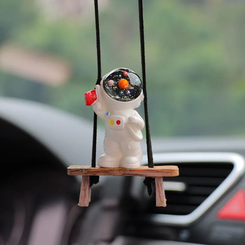 Car Accessories Interior Fun Ornaments Adorn Decors Car Decoration Creative Astronaut Pendant