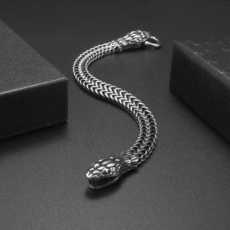 Classic Fashion Keel Bracelet Fish Hook Clasp Mens High Quality Silver Plated Bracelet Maletrend Party Jewelry