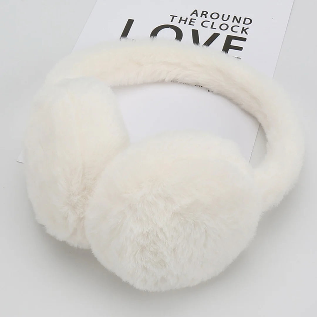 Soft Plush Earmuff for Winter Fashion Women's Outdoor Cold Protection Portable Travel Warm and Thickened Ear Muff Ear Protector