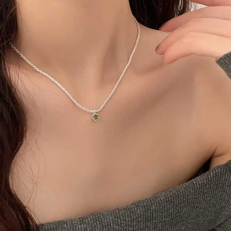 Wu's 2022 New Pop Galaxy Shiny Clavicle Chain Necklace Necklace Ladies High Jewelry Wedding Party Gift