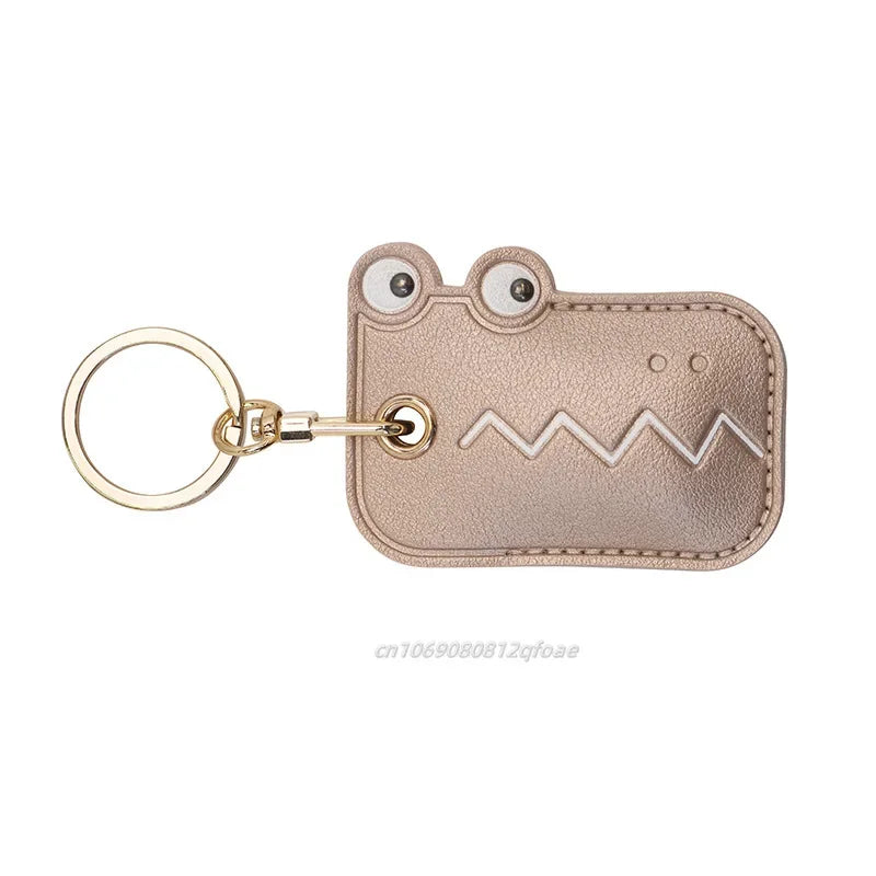 Cute Strawberry Lemon Case for Apple Airtag Protection PU Leather Cover Pendant GPS Anti-lost Keychain Case Pet Dog Cat Collar