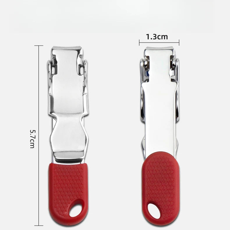1/4 Pieces/set Manicure Set with Portable Leather Case and Nano Nail File - Fingernails & Toenails Clippers for Nail Care