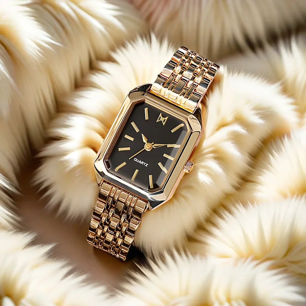 Brand Ladies Quartz Watch Steel Strap Luxury Fashion Wristwatches for Women Female Roman Scale Clock Dropshipping Reloj Mujer