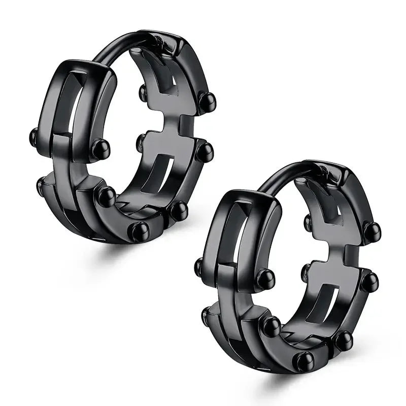 Fashion Personality Creative Snake Winding Plant Vine Hoop Earrings for Men Women Daily Wear Hypoallergenic Luxury Jewelry