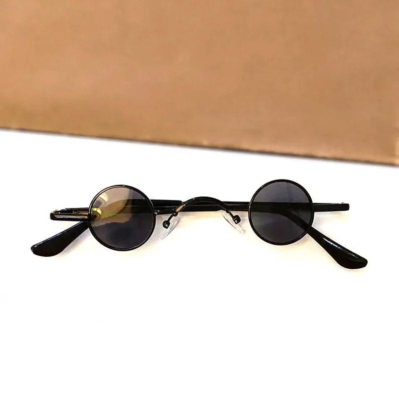 Metal Steampunk Sunglasses Men Women Fashion Round Glasses Brand Designer Vintage Sun Glasses High Quality Oculos De Sol 2023