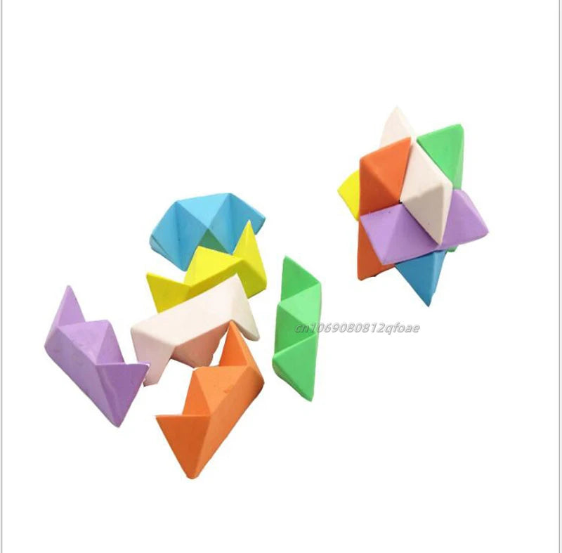 Block Puzzle Maze Toy Cube Rubber Eraser Kids Educational Toys Reward Prizes Toy Party Toys Favors Gift kids Learning supplies