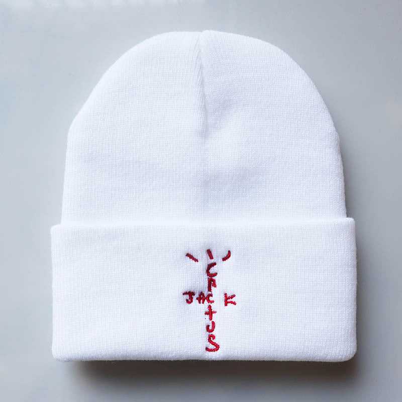 new Cactus Beanie Rapper Embroidery Warm Winter Hat Knitted Hat Skullies Beanies Hat Hip Hop Knit Cap