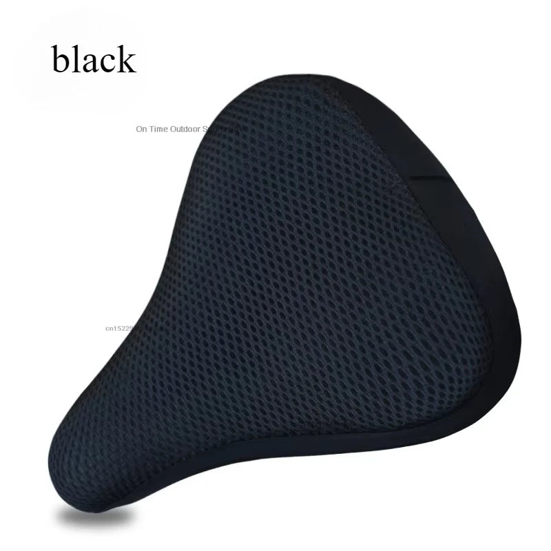 New 3D Soft Bicycle Saddle Bike Seat Cover Cycling Silicone Seat Cushion Cycling Breathable Saddle Comfortable Bicycle Bike
