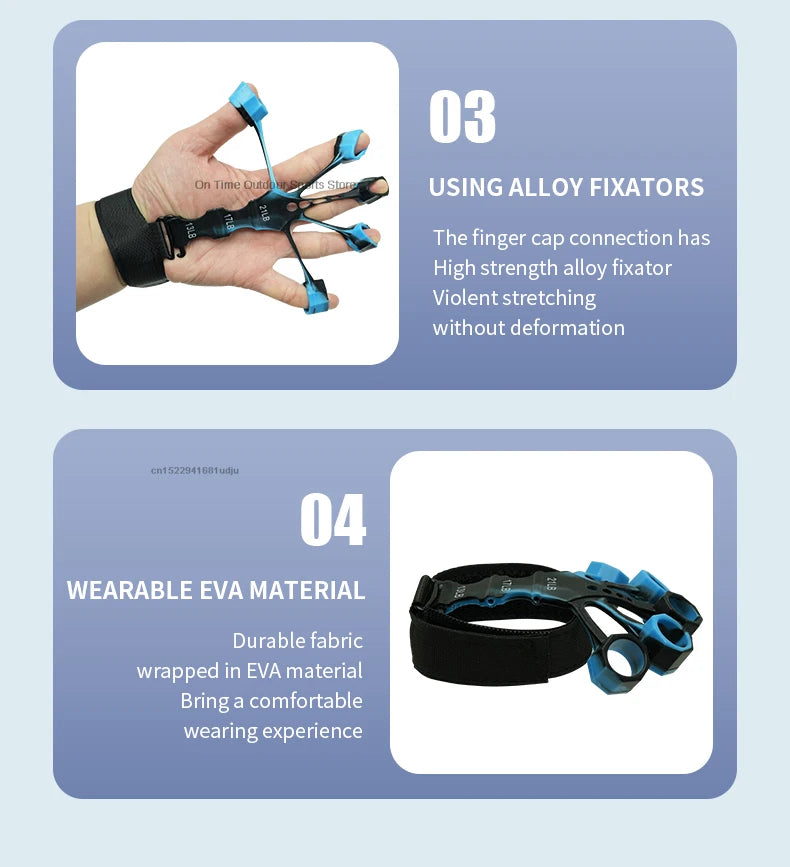 Hand Grip Strengthener Physical Tools Guitar Finger Trainer Training and Exercise Gym Arthritis Grip Trainer Hand Expander Grips