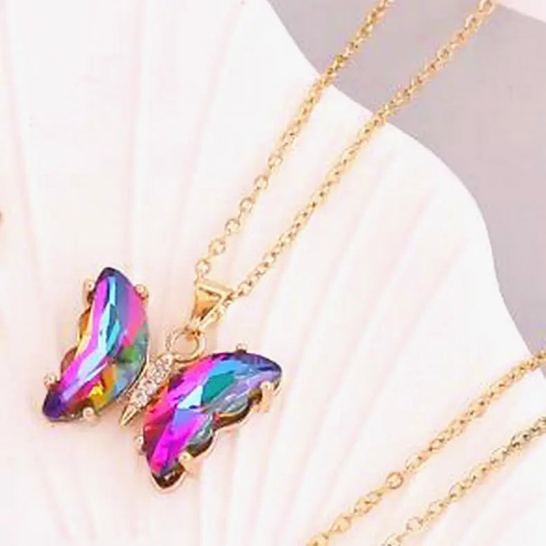Korean Fashion Y2k Gradient Big Butterfly Earrings For Women 2023 Trending 7 Colors Butterfly Ear Studs Accessories Jewelry Gift