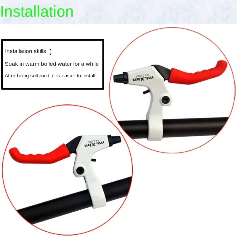 1 Pair Bicycle Brake Handle Cover Silicone Sleeve MTB Road Bike Cycling Brake Lever Protector Cover Mountain Bike Accessories