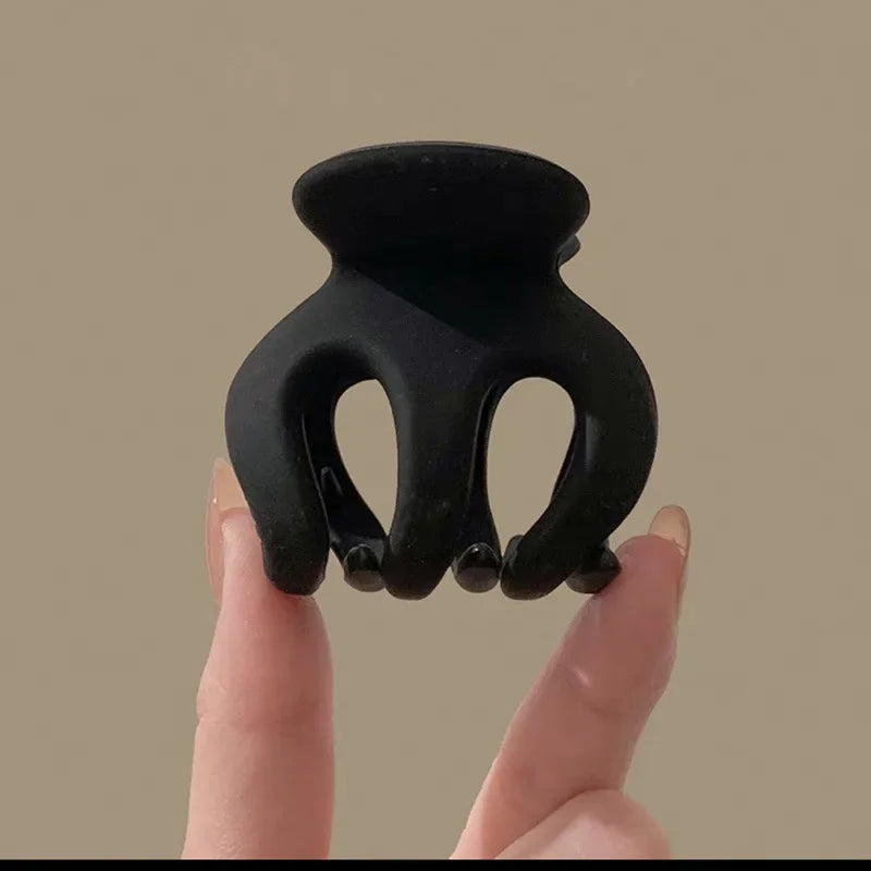 머리핀 Fashion Hight Ponytail Hair Claw Clip Acrylic Small Hair Claws Women Girls Shark Clips Headwear Barrette Hair Accessories