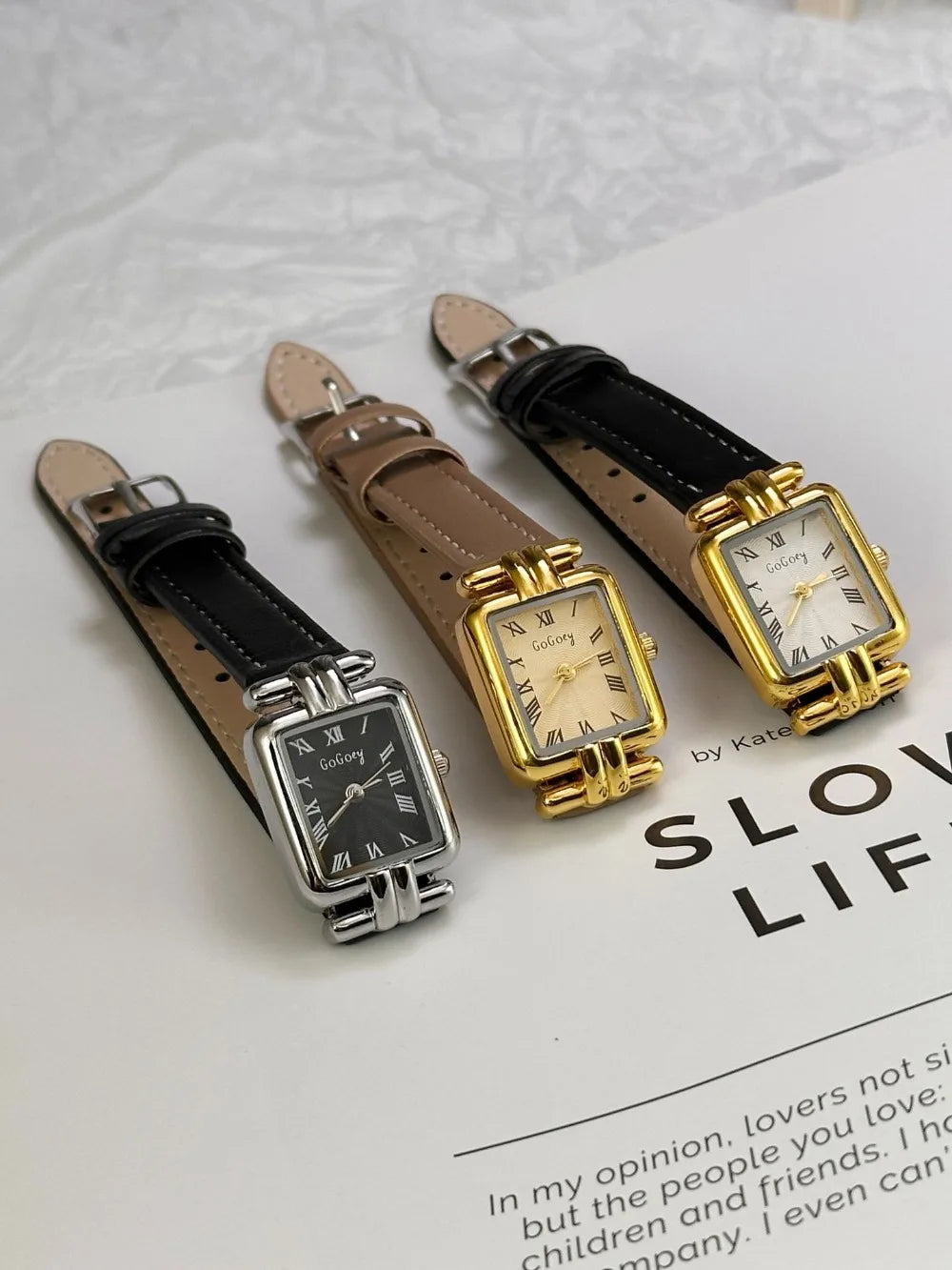 Fashion Ladies Watch Simple Vintage Roman Dial Quartz Watch Leather Strap Women Wristwatches Dropshipping Relojes Para Mujer
