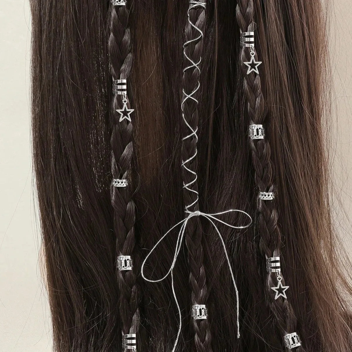 36pcs Dreadlock Hair Rings Adjustable Cuffs Clip Hair Braids Dirty Braids Bead Hairpin Hair Accessories Headwear for Women Girls