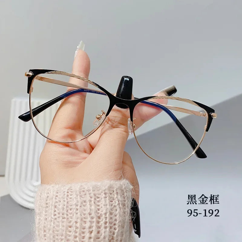 Fashion Luxury Women Transparent Anti Blue Light Glasses Computer Eyewear Frame Men Brand Designer Optical Spectacle Eyeglasses