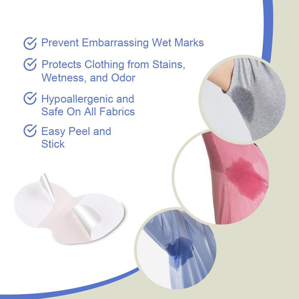 10pcs Underarm Sweat Pads Absorb Liners Underarm Gasket From Sweat Armpit Stickers Anti Armpits Pads for Clothes Deodorant