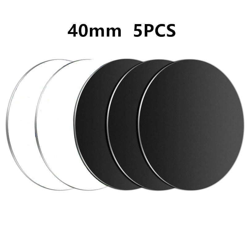 Magnetic Metal Plate for Car Phone Holder Stand Round Square Sticker iron Sheet for Cellphone Tablet Magnet Disk Desk Car Stand