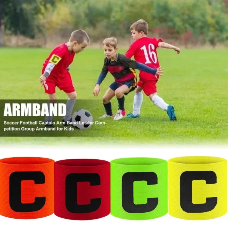 Kids Adults Football Captain Armband Soccer Arm Band Leader Competition Gift Soccer Captain Group Armband Football Training