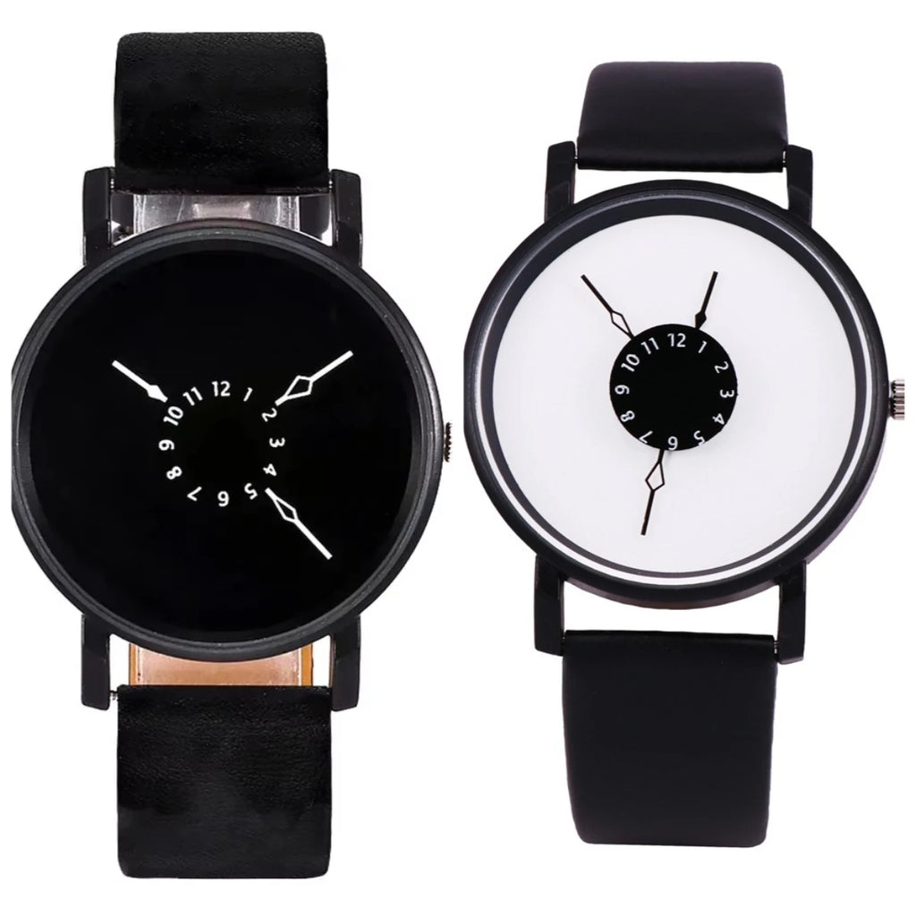 Couple Casual Quartz Watches Leather Band Strap Watch Analog Wrist Watch for Women Men Creative Digital Dial Clock Reloj Mujer