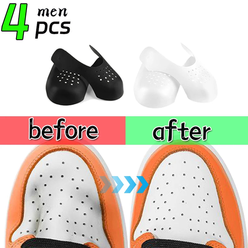 5Pairs Anti Crease Shoe Head Protector for Casual Sneaker Anti Wrinkle Shoe Toe Caps Support Stretcher Expander Shoes Protection