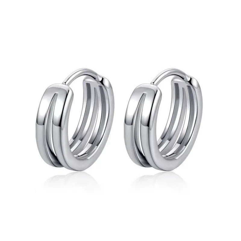 Fashion Personality Creative Snake Winding Plant Vine Hoop Earrings for Men Women Daily Wear Hypoallergenic Luxury Jewelry