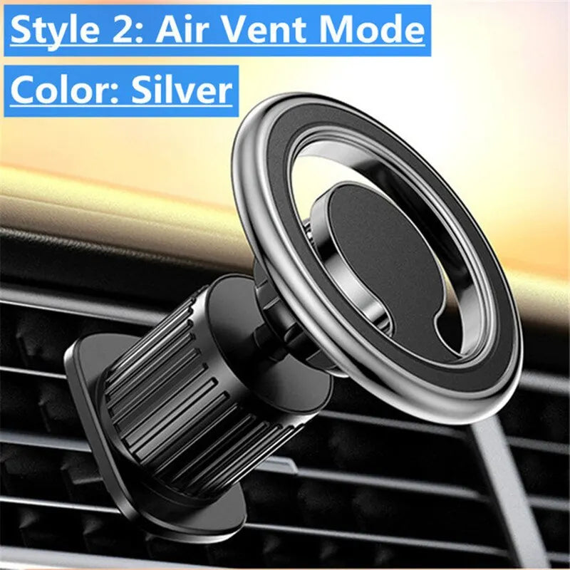 Strong Magnet Car Air Vent Phone Holder for Magsafe Accessories Stand Magnetic Car Dashboard Support for iPhone 15 14 13 12 Pro