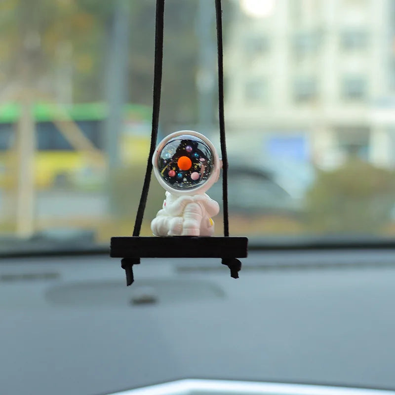 Car Accessories Interior Fun Ornaments Adorn Decors Car Decoration Creative Astronaut Pendant