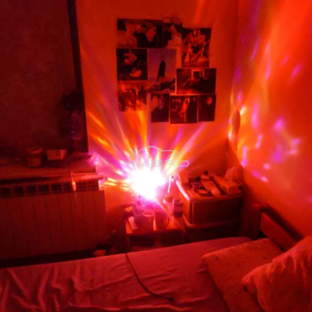 Car DJ RGB Music Sound Colorful LED Mini Mushroom Atmosphere Lights Auto USB-C IOS Holiday Party Karaoke Welcome Decoration 5V