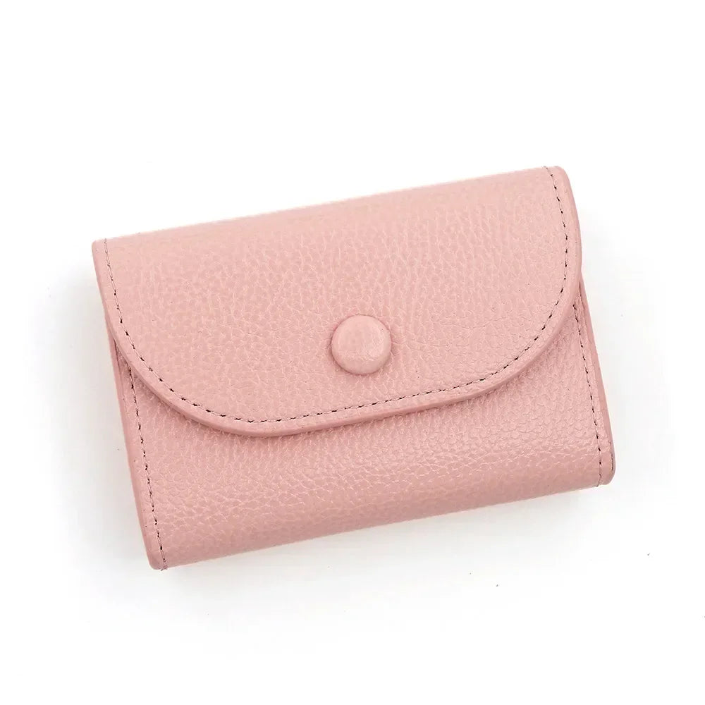 1PC Practical Women's Small Card Wallet Simple and Fashionable Small Card Bag School Girls' Coin Wallet Key Storage Bag