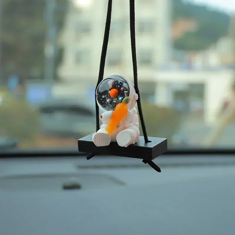 Car Accessories Interior Fun Ornaments Adorn Decors Car Decoration Creative Astronaut Pendant