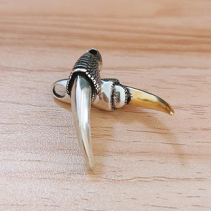 Vintage Punk Dragon Claw Pendant Necklace for Men Personality Biker Pendant Hip Hop Rock Party Jewelry Gifts