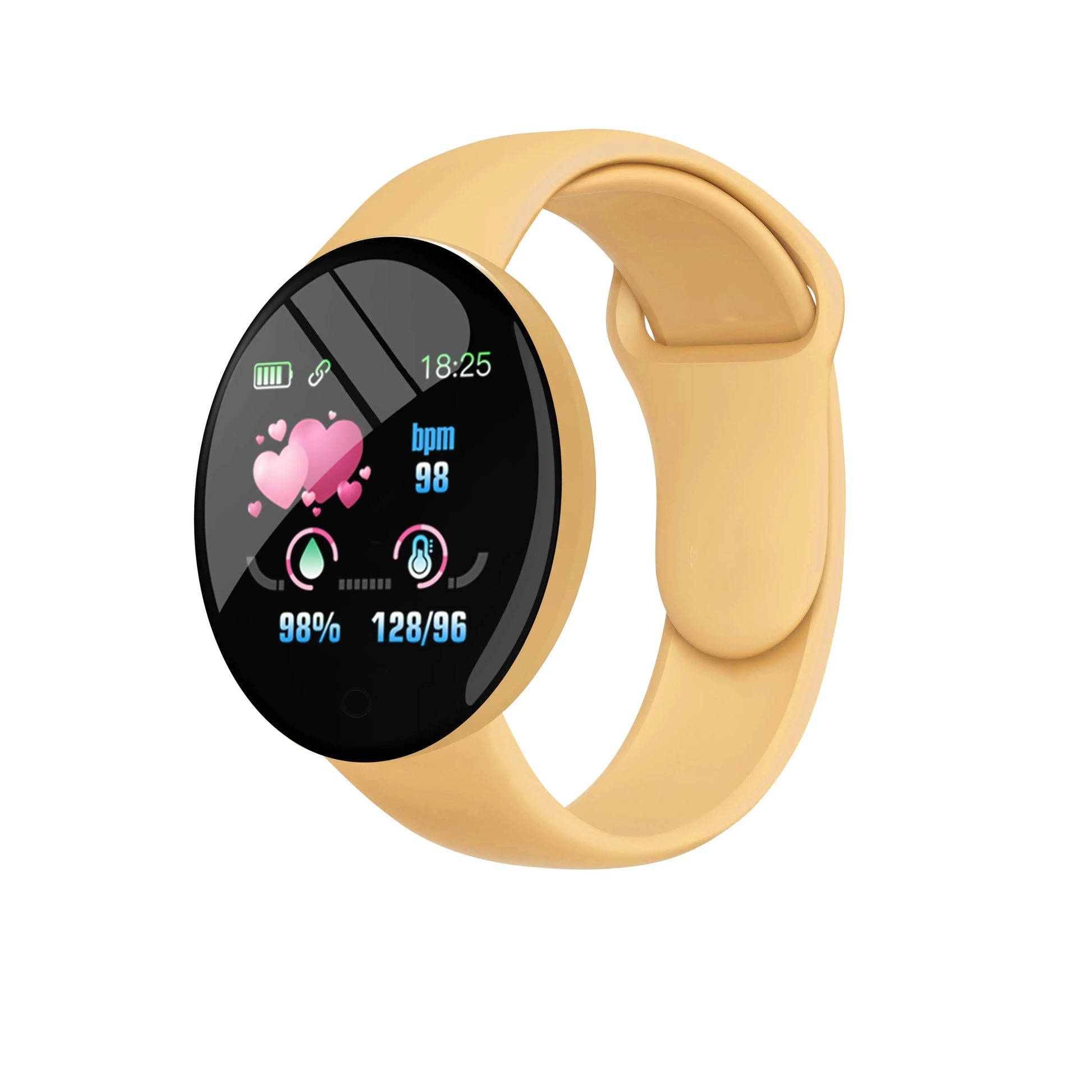 D18 Smartwatch Circular Color Screen With Multiple Sports Modes Call Information Reminder Photo Taking Music Smart Bracelet D20
