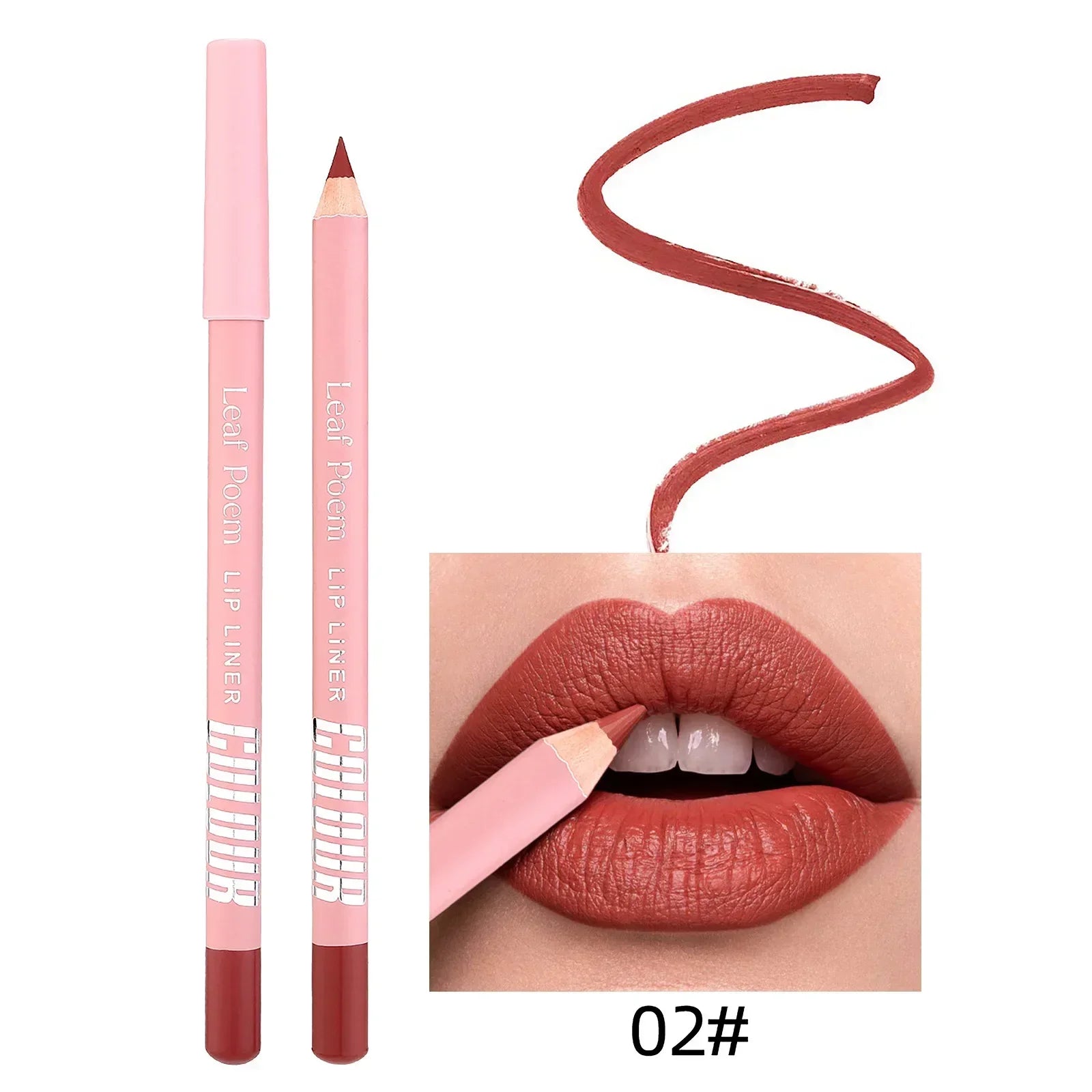 Nude Matte Lipstick Pencil Lipliner 12 Colors Waterproof Lip Liner Outline Lips Contour Makeup Matte Red Lipsticks Pen Cosmetics