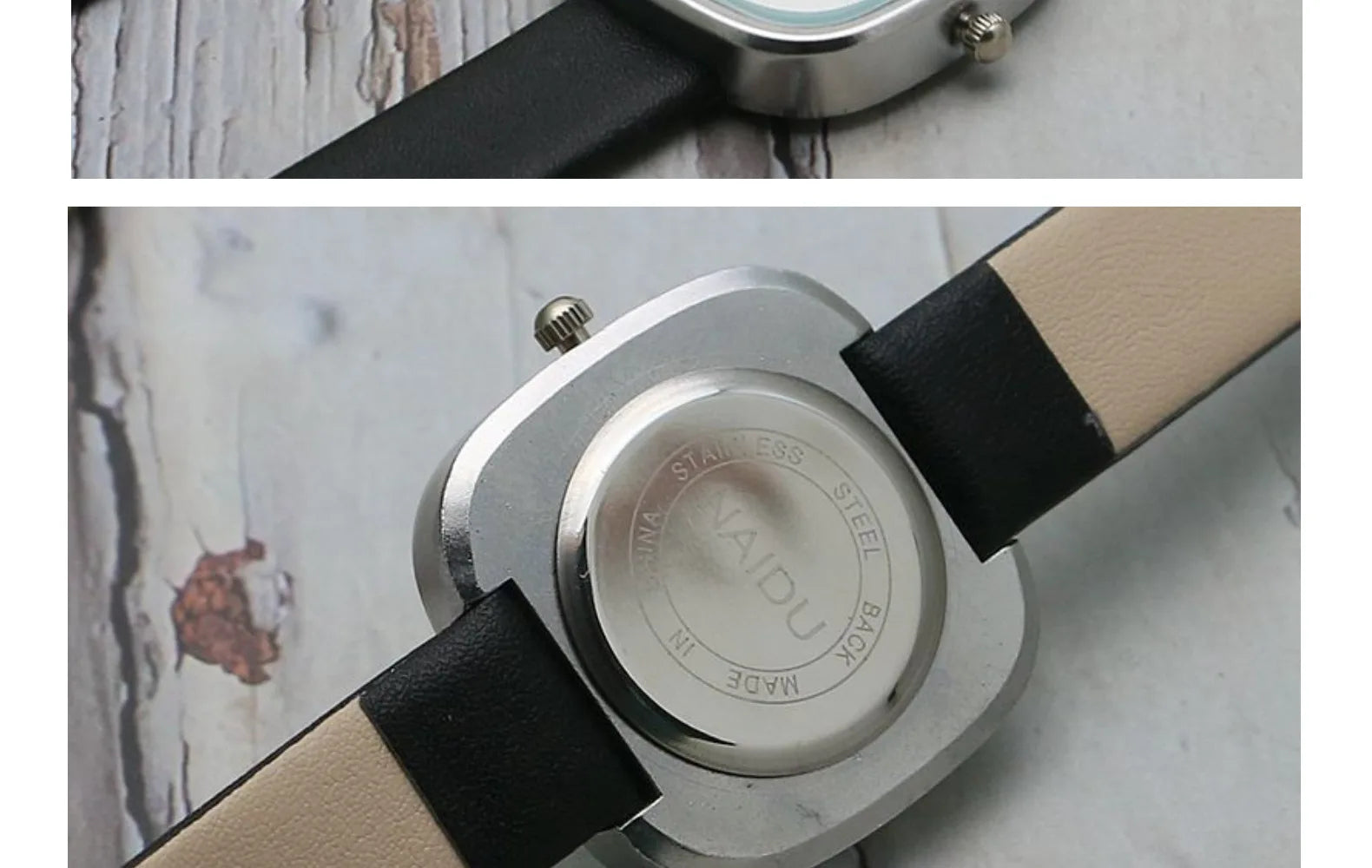 Simple Versatile Leather Belt Quartz Watch Fashion Student Small Square Watch Men and Women Student Wrist Watches Wholesale